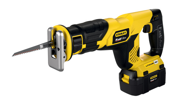 Stanley FMC670LB Sierra de sable sin cable de 18 voltios y 1,5 AH de Li-ion