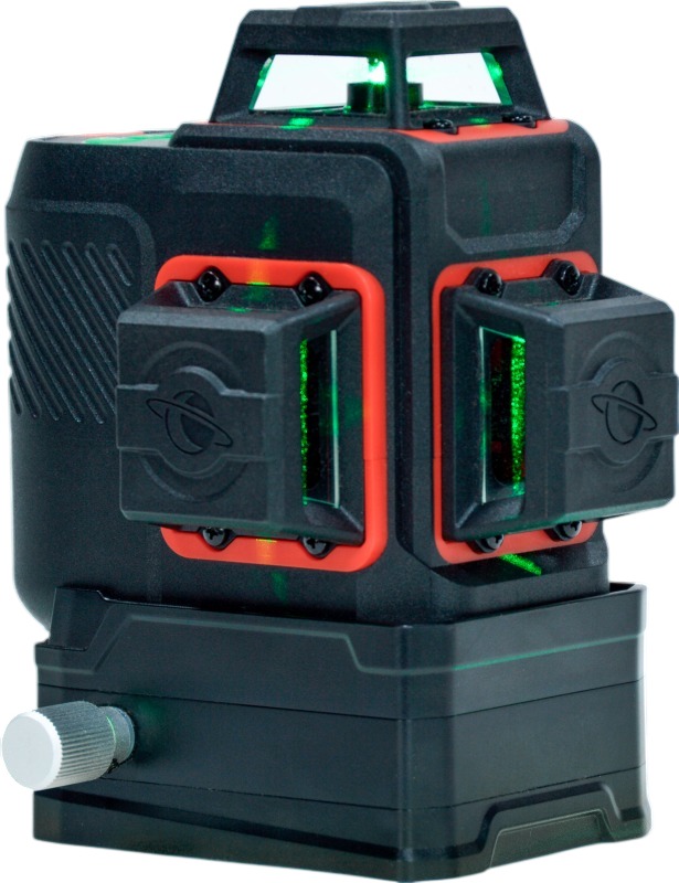 Futech 026.3DG-S Brave Green l&aacute;ser de l&iacute;neas cruzadas a pilas 3D incl. pila y cargador en malet&iacute;n + tr&iacute;pode