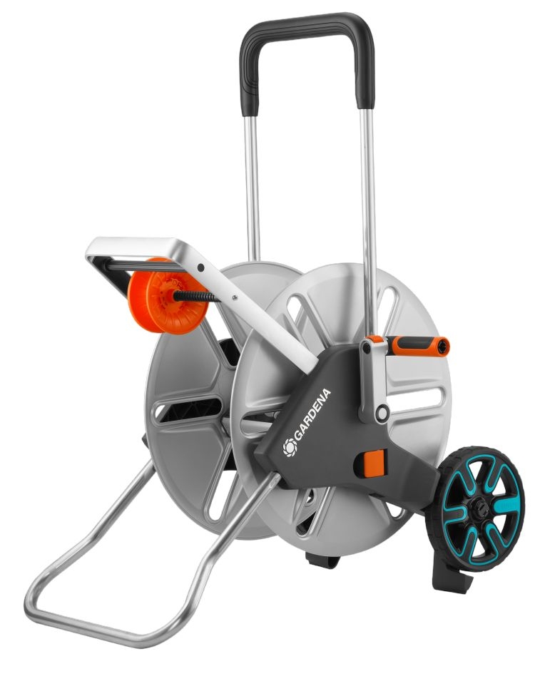 Gardena 18550-20 Carro portamangueras AquaRoll L Easy Metal Set