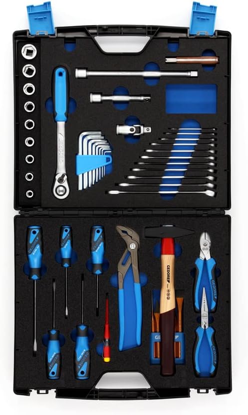 Gedore 6600780 Caja de herramientas 1000 TOURING 49 piezas