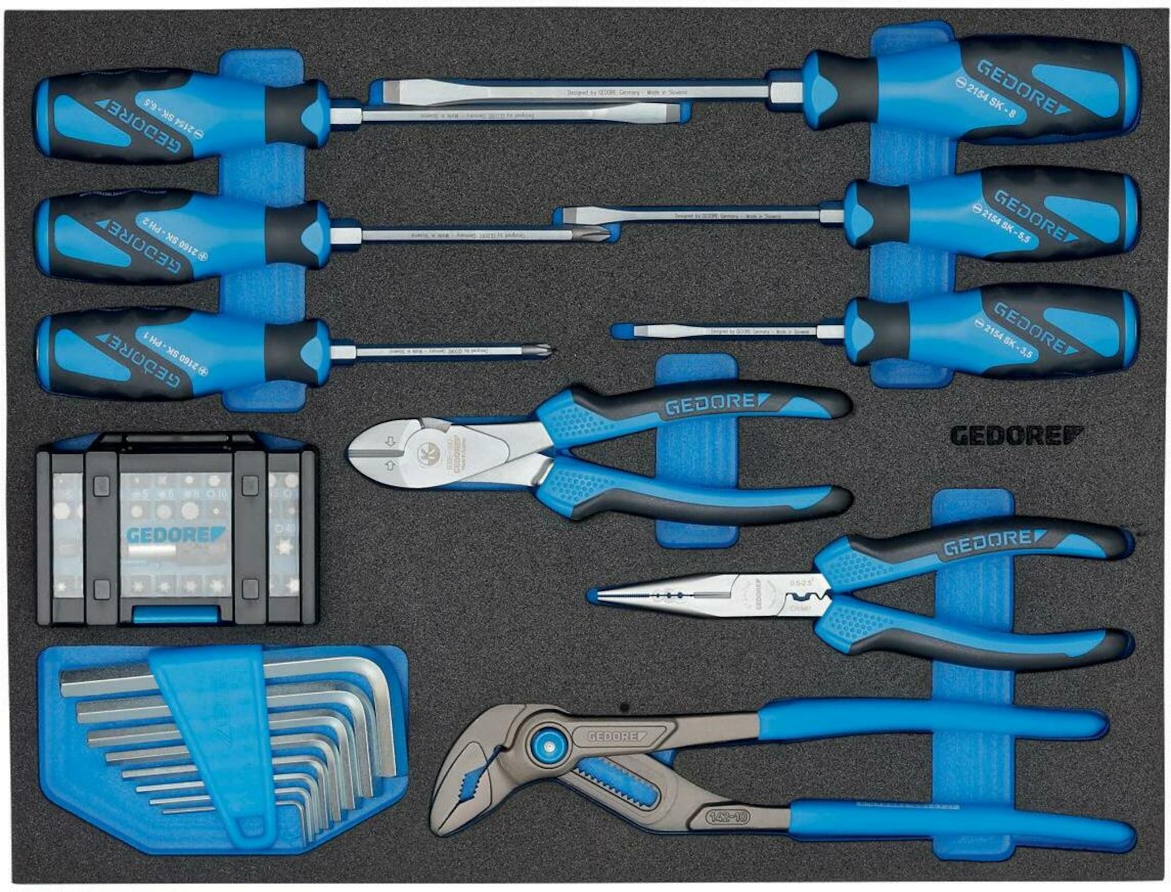 Gedore 3005232 1110 CTB2-02 Surtido de herramientas 49 piezas