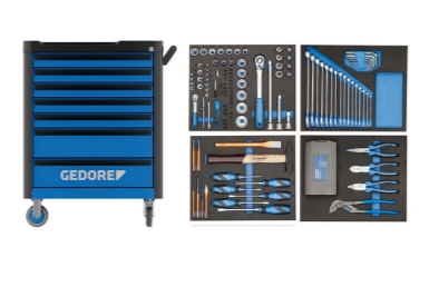 Gedore 3082105 WHL-L7-TS-147 Carro de herramientas de 147 piezas