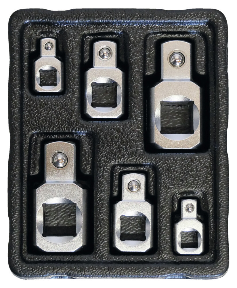 Gedore 3517330 Juego de adaptadores de &aacute;ngulo de 90&deg; 6 piezas