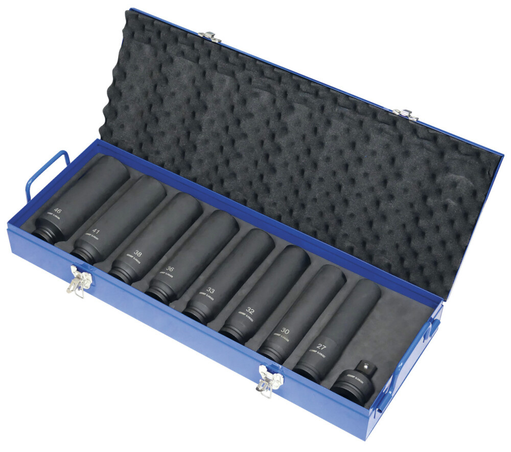 Gedore 3518450 Juego de llaves de impacto 3/4" SW 27-46 mm 200 mm 9 piezas