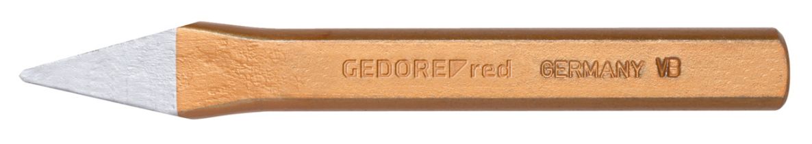 Gedore RED 3300799 R91490016 Cincel de cremallera plano-oval 125x5x9 mm