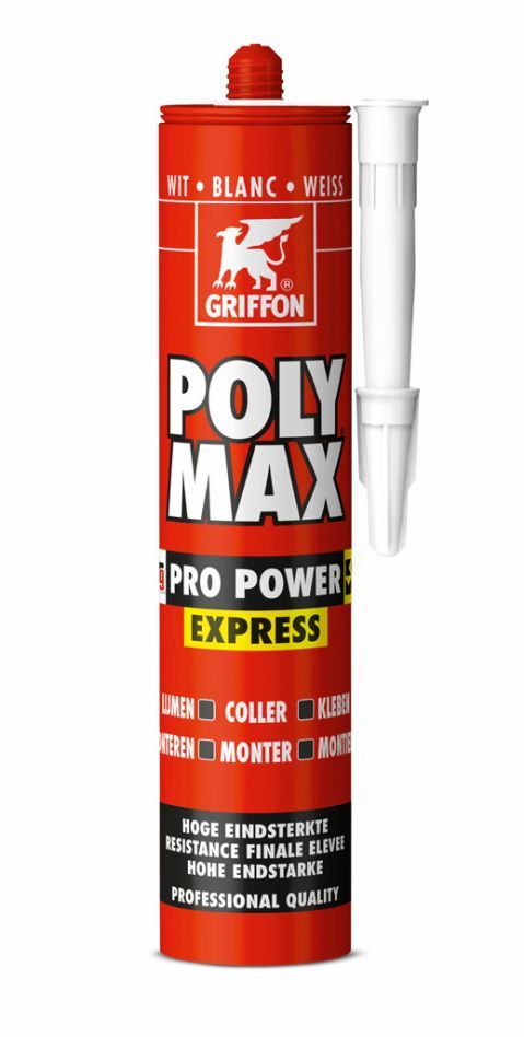 Griffon 6306289 PolyMax Pro Power express blanco 435g