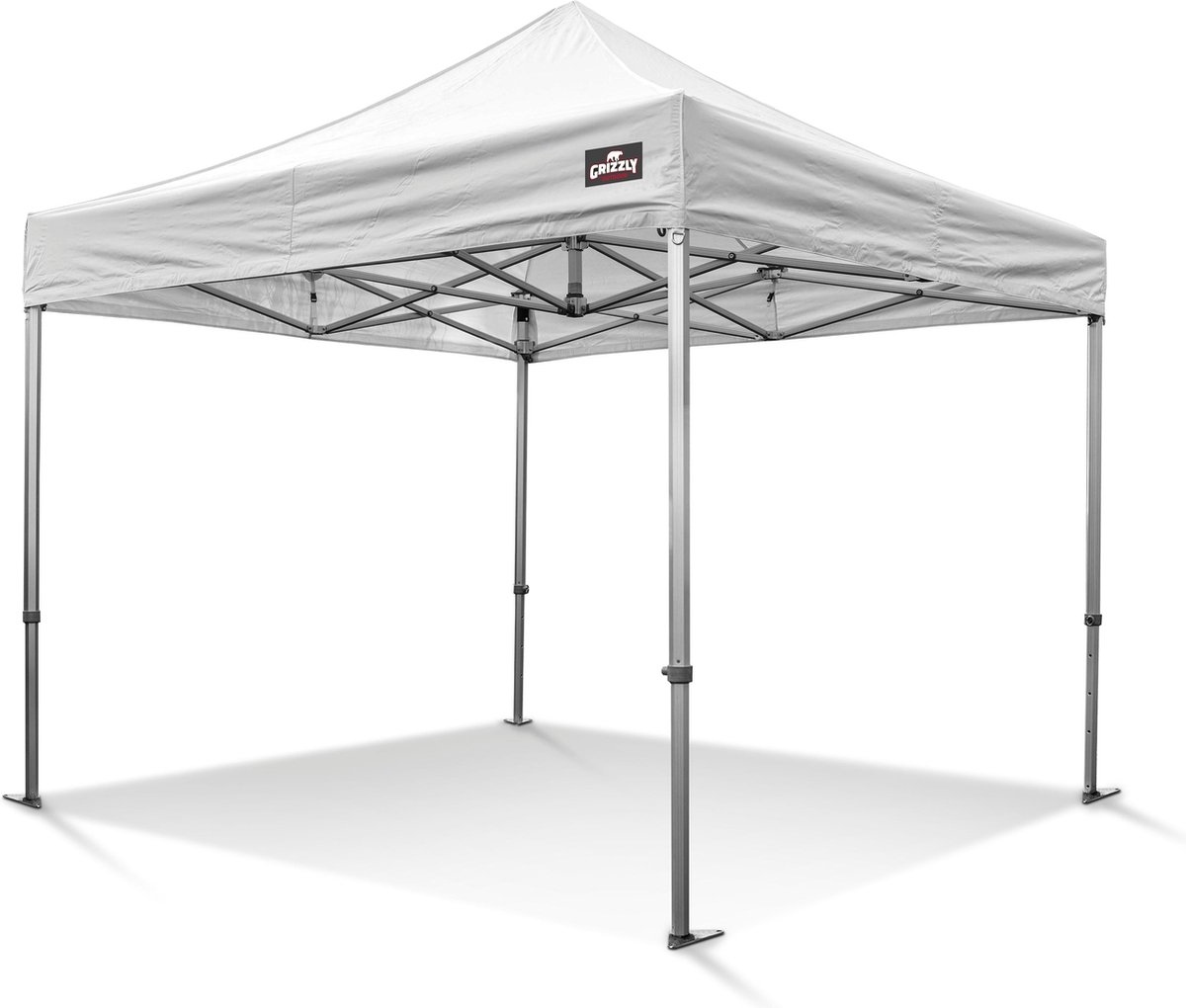Grizzly Outdoor GOW5044W GO-WORK50 Carpa de trabajo 4x4 m Blanco