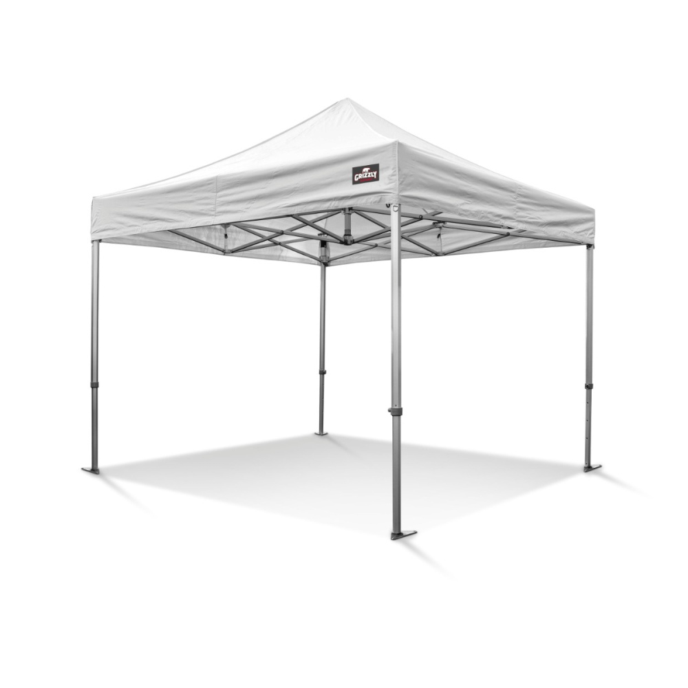 Grizzly Outdoor GOW50PVC33W Carpa de trabajo GO-WORK50-PVC 3x3 m Blanco