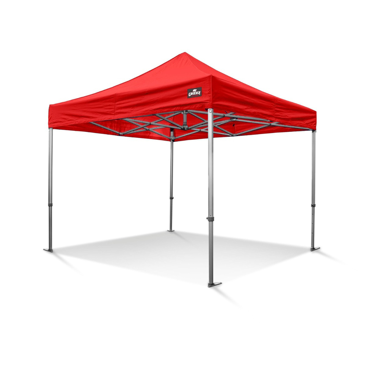 Grizzly Outdoor GOW4033R GO-WORK40 Carpa de trabajo 3x3 m Rojo
