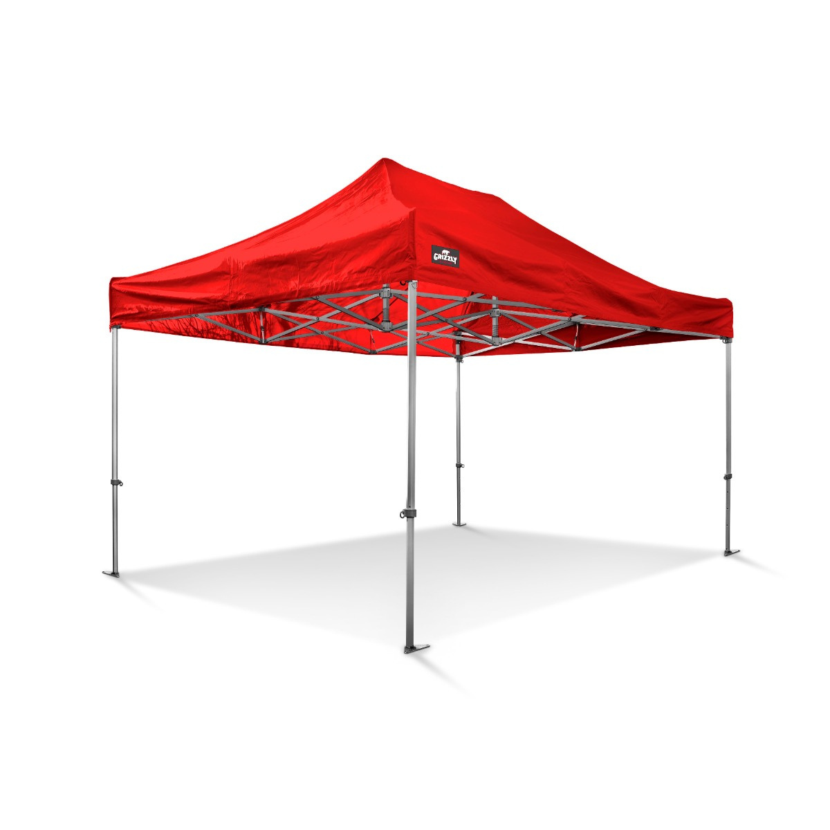 Grizzly Outdoor GOW50345R GO-WORK50 Carpa de trabajo 3x4,5 m Rojo