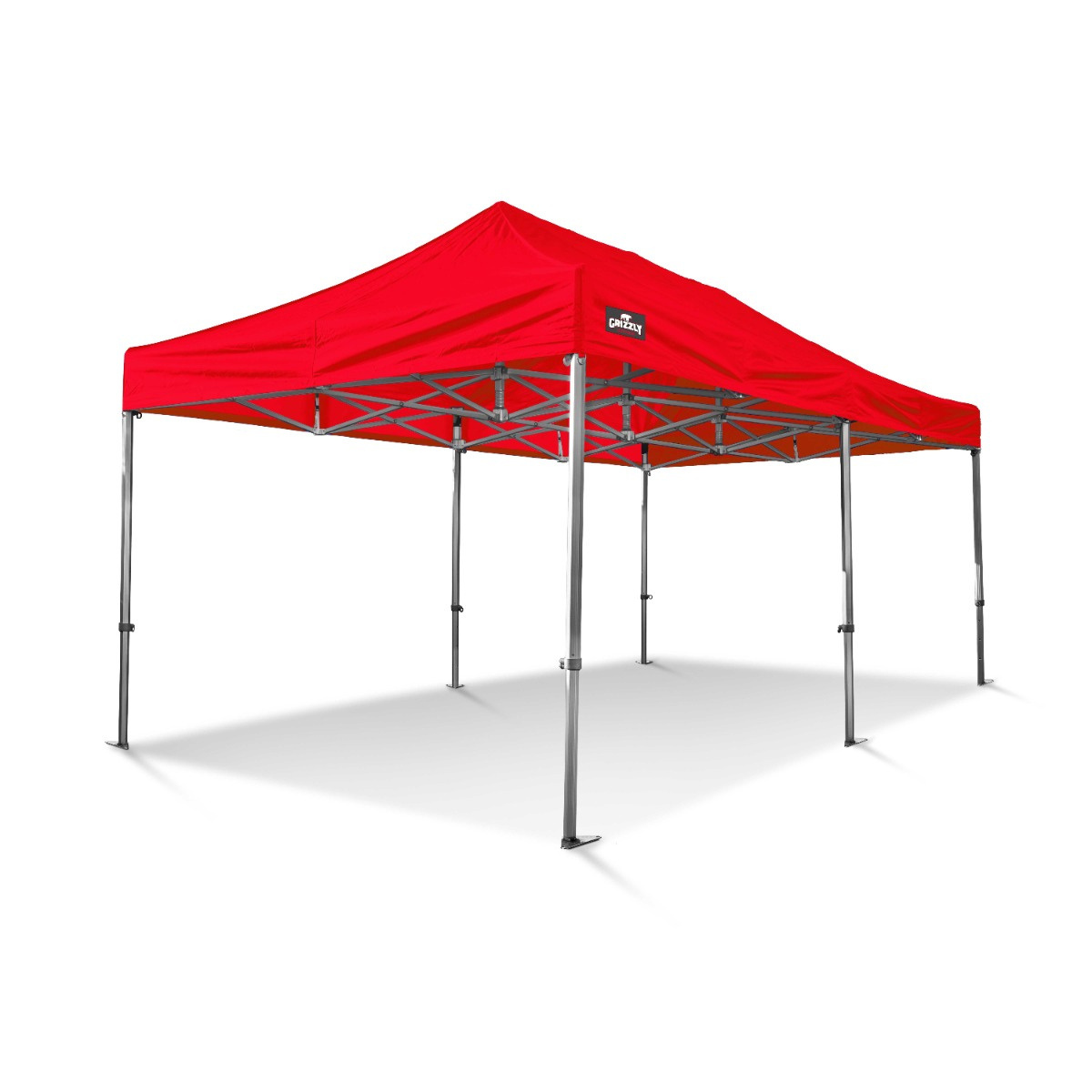 Grizzly Outdoor GOW40456R GO-WORK40 Carpa de trabajo 4,5x6 m Rojo