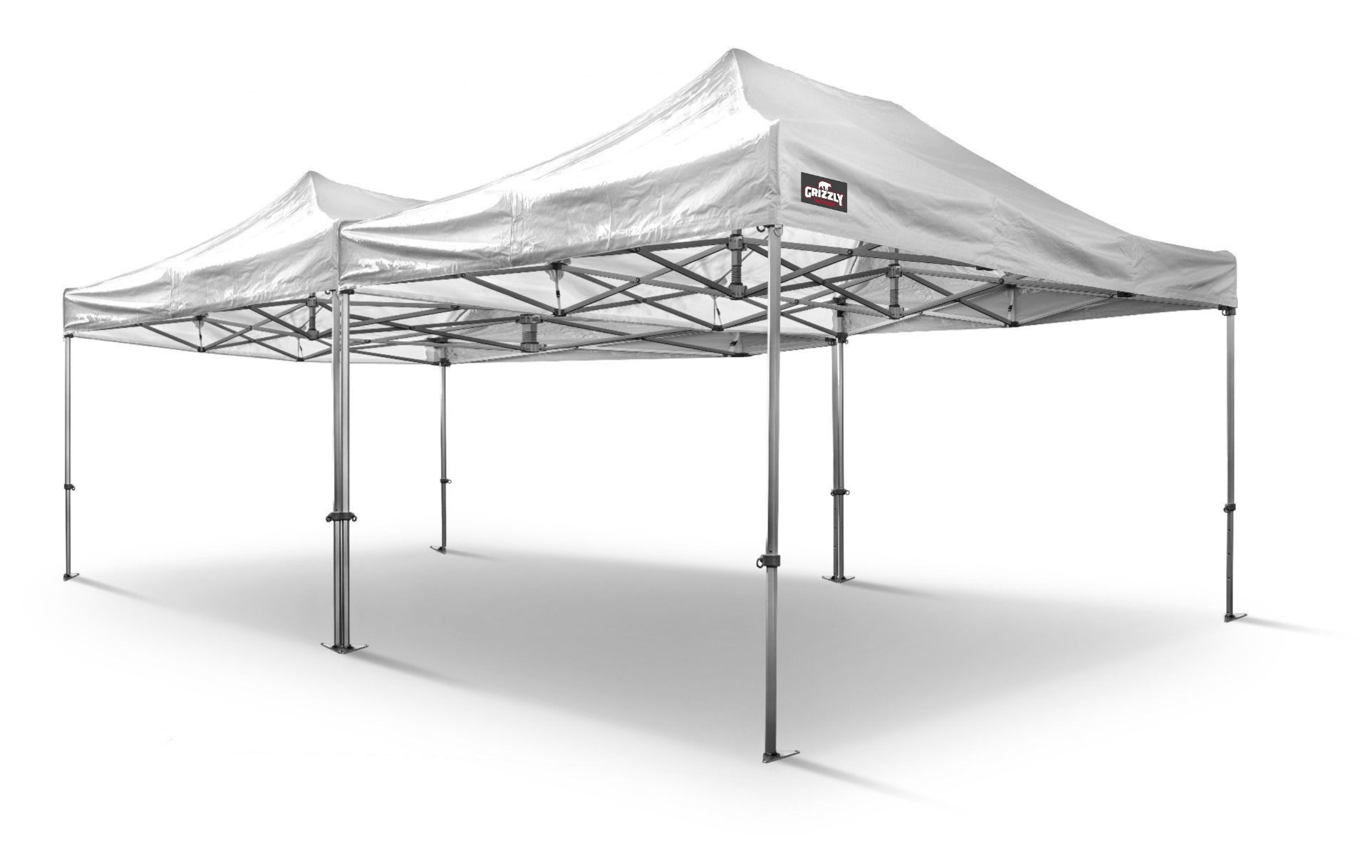 Grizzly Outdoor GOW40PVC456W GO-WORK40-PVC Carpa de trabajo 4,5x6 m Blanco