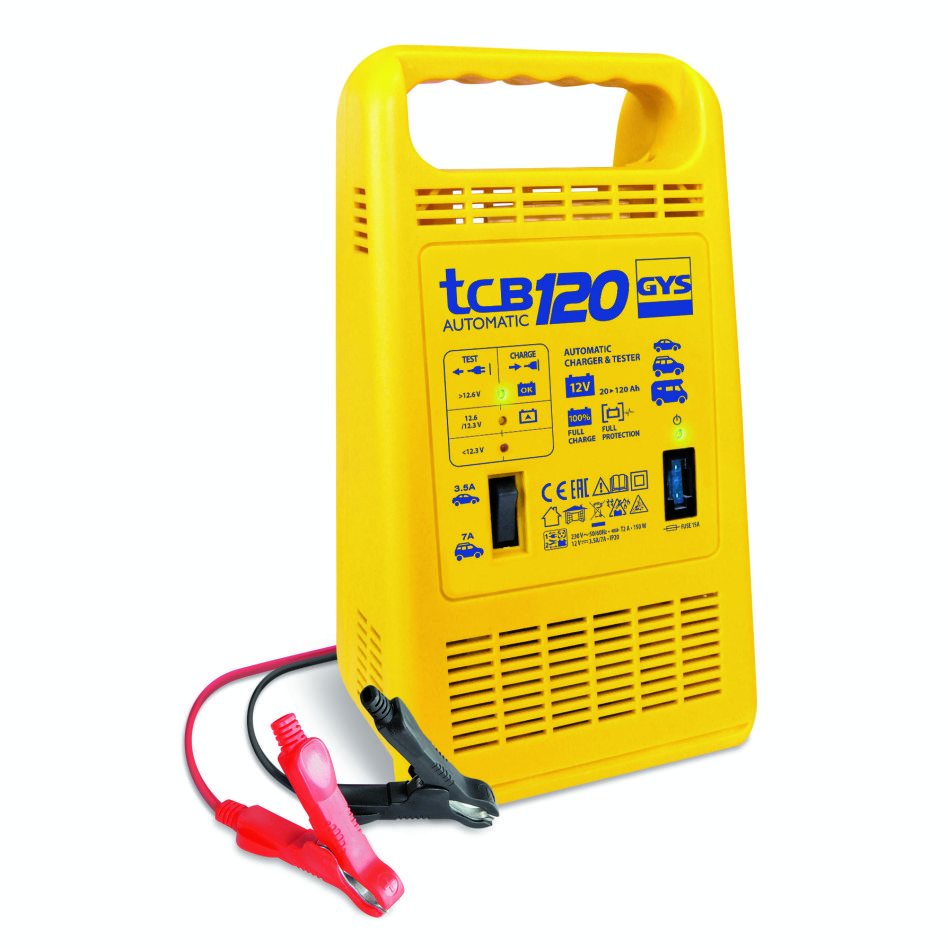 Gys 5192023284 TCB 120 Cargador automático de baterías 12V 20-120Ah