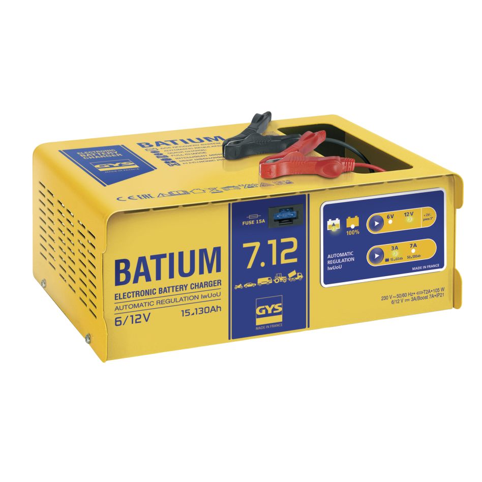 Gys 5192024496 BATIUM cargador automático de baterías 7/12