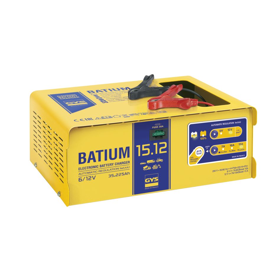 Gys 5192024519 BATIUM cargador automático de baterías 15/12