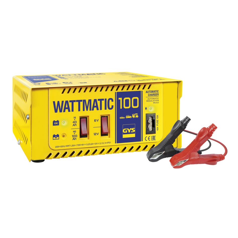 Gys 5192024823 Cargador de baterías automático Wattmatic 100 6V/12V