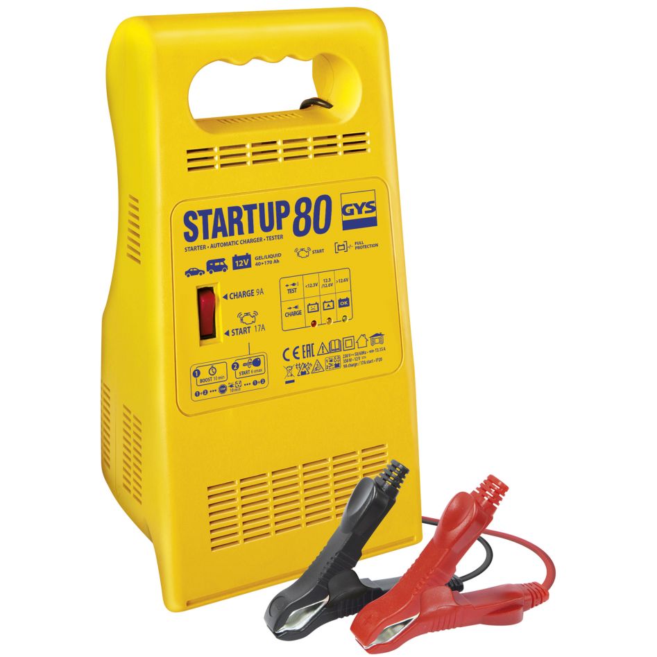 Gys 5192024922 Cargador de baterías automático Start UP 80 de 12 V 