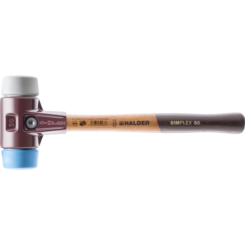 Halder 3013.040 Martillo SIMPLEX TPE-MID/soft, 40 mm