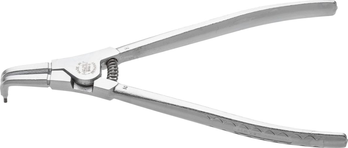 Hazet 1846D-3 Alicates para arandelas de seguridad, longitud 225 mm, arandelas exteriores de 40-100 mm, curvados