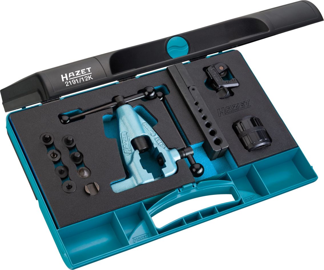 Hazet 2191/12K Juego de herramientas para doble reborde, 12 piezas