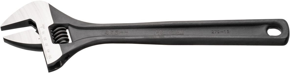 Hazet 279-15 Llave de vaso &uacute;nica ajustable. Perfil exterior hexagonal. Rango de sujeci&oacute;n: 51 mm