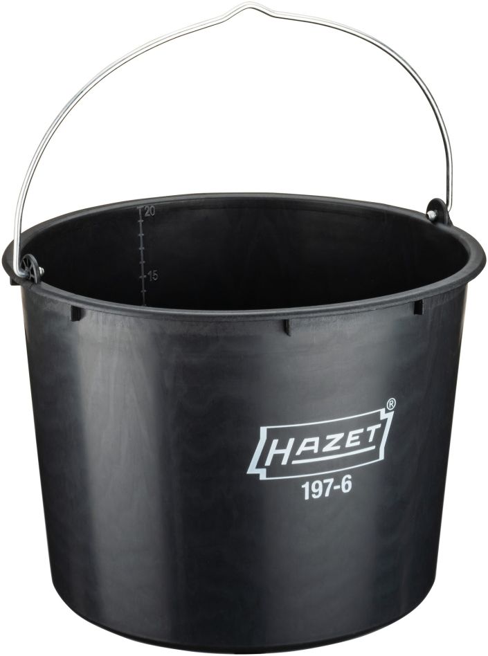 Hazet 197-6 Cubo de obra de 20 l