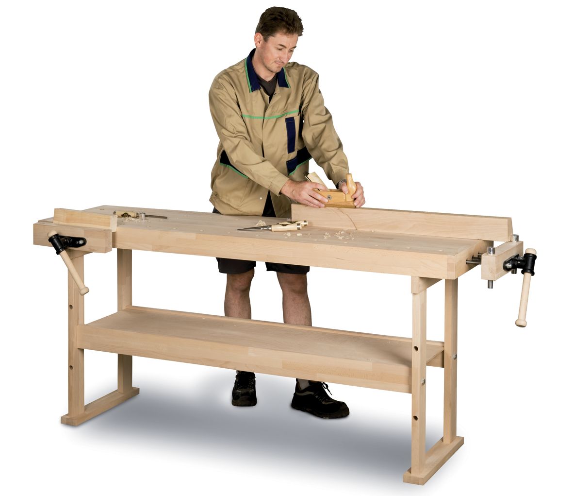 Holzkraft 715101411 HB1401 Banco de trabajo de madera de 1500 mm