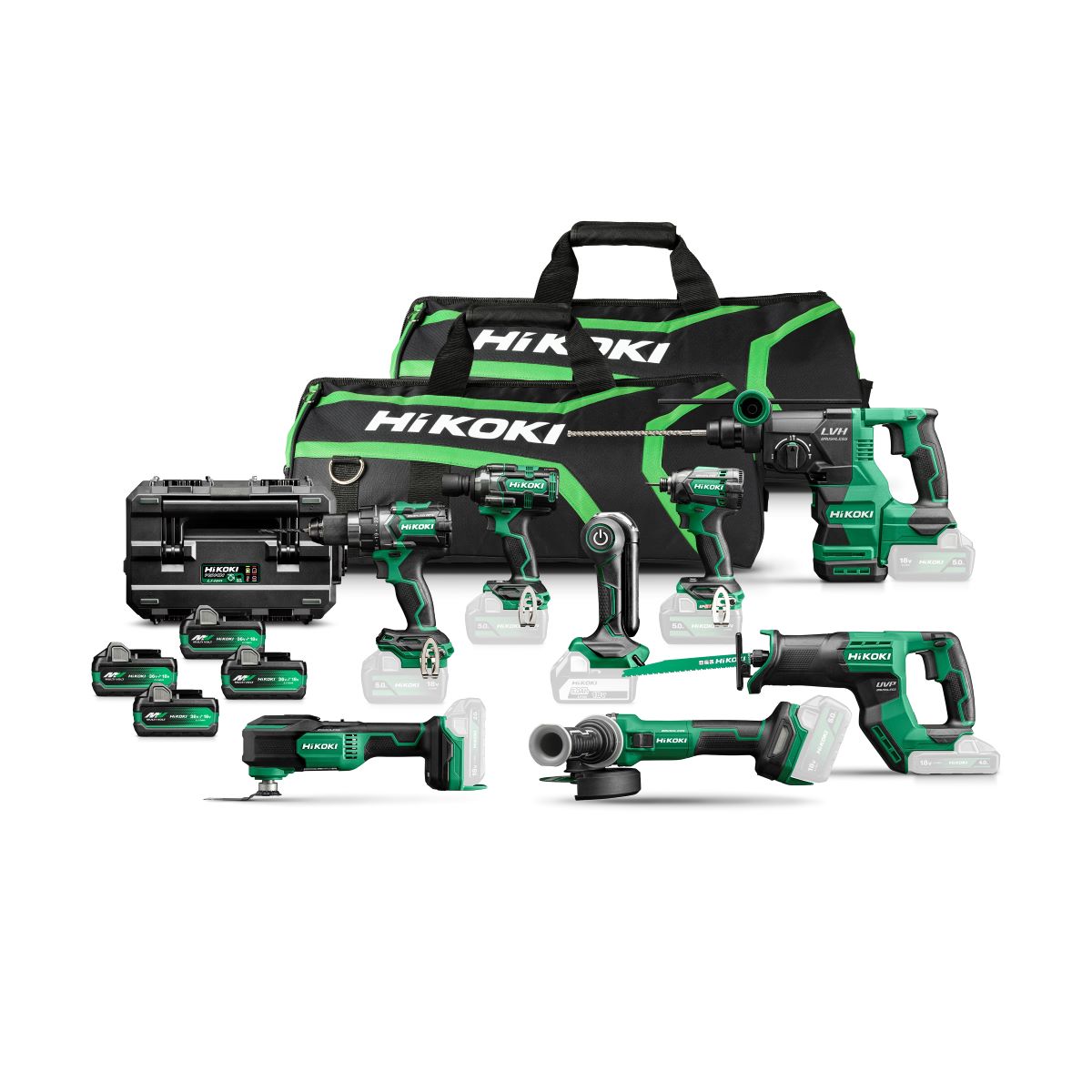 HiKOKI KC18H8A-MVA4 18V 4 x bater&iacute;a Multivolt 5,0 Ah en bolsa + &iexcl;5 a&ntilde;os de garant&iacute;a del distribuidor!