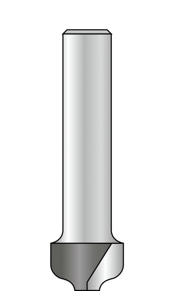 HiKOKI Accesorios 754090 Fresa de perfil de 8 mm 12,7x50x2