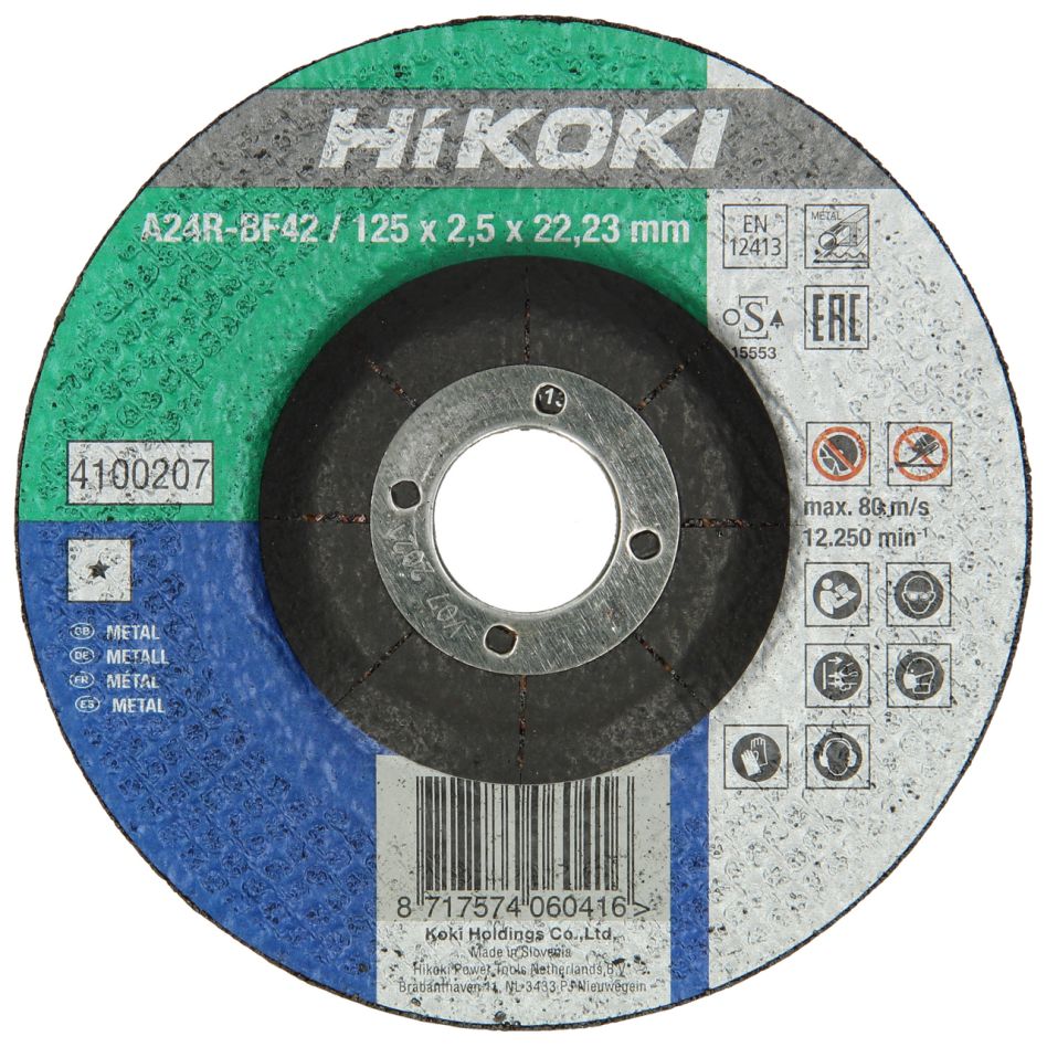 HiKOKI Accesorios 4100209 Disco de corte 230x3,0x22,23 mm DPC/acero