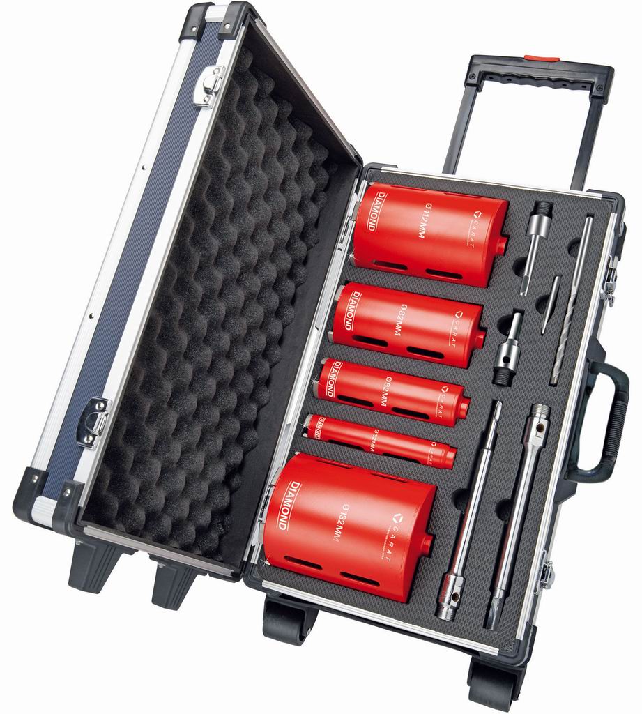 Carat HTESET0000 Juego de perforación en seco de diamante para ladrillo y ladrillo silicocalcáreo