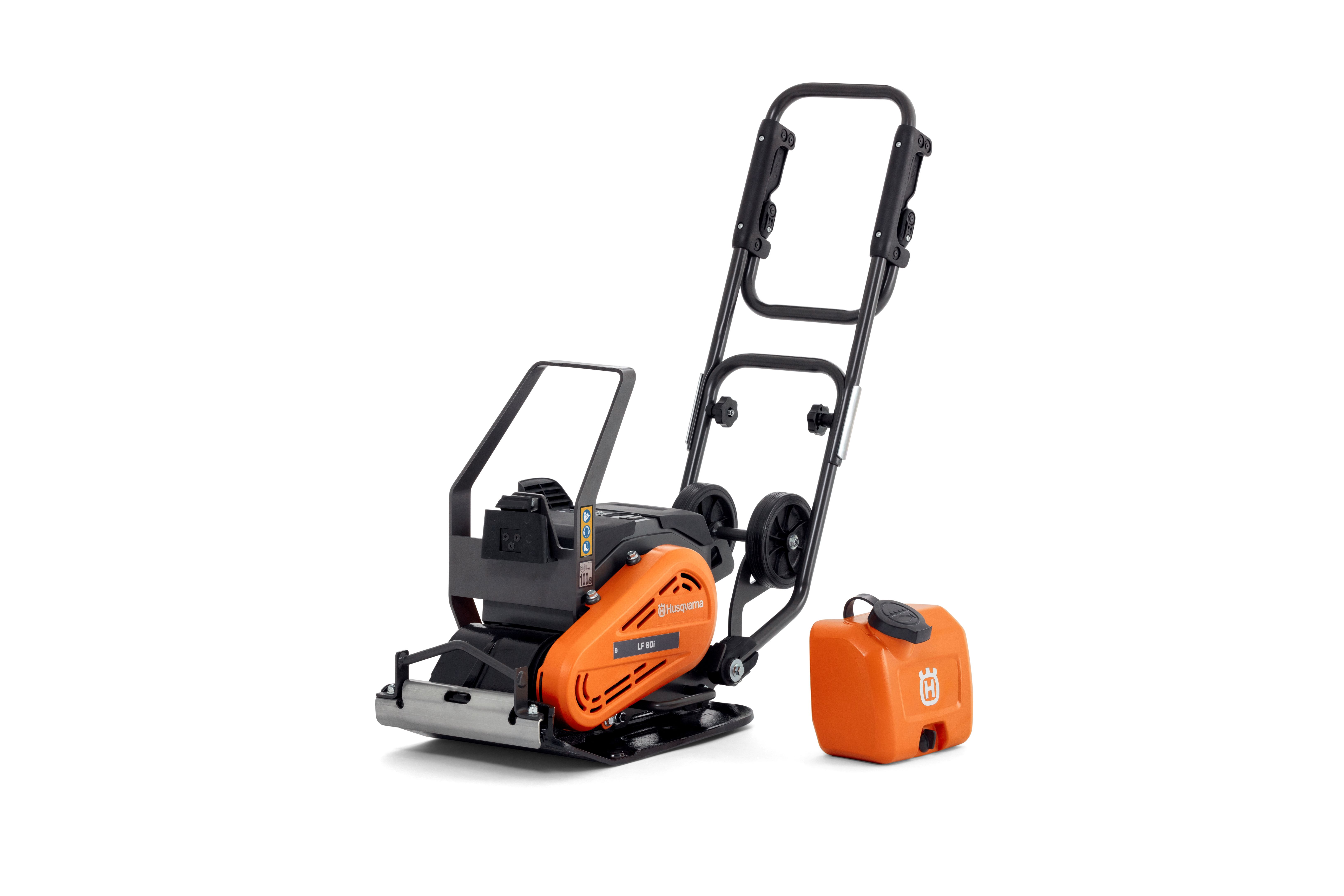 Husqvarna 970 51 68-01 LF 60 i LAT Placa vibratoria 36V sin baterías ni cargador + alfombra de pavimentación de regalo