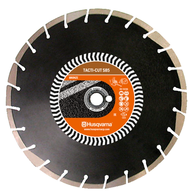 Husqvarna 579816630 Tacti-Cut S85 Asfalto 400 x 25,4 mm Húmedo y Seco