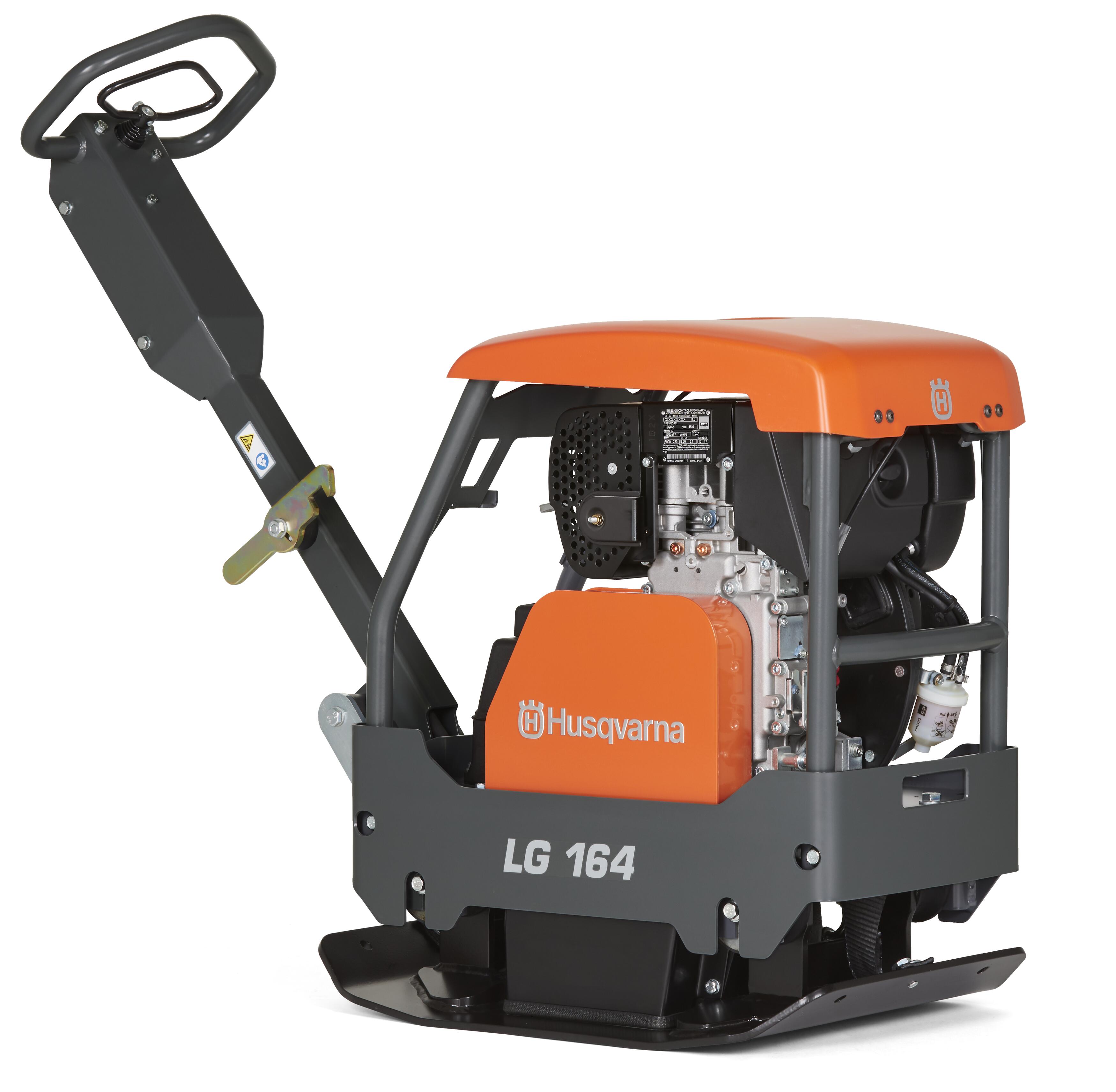 Husqvarna 967855601 LG164 Placa Vibratoria Reversible Honda Gasolina 28 kN 450 mm