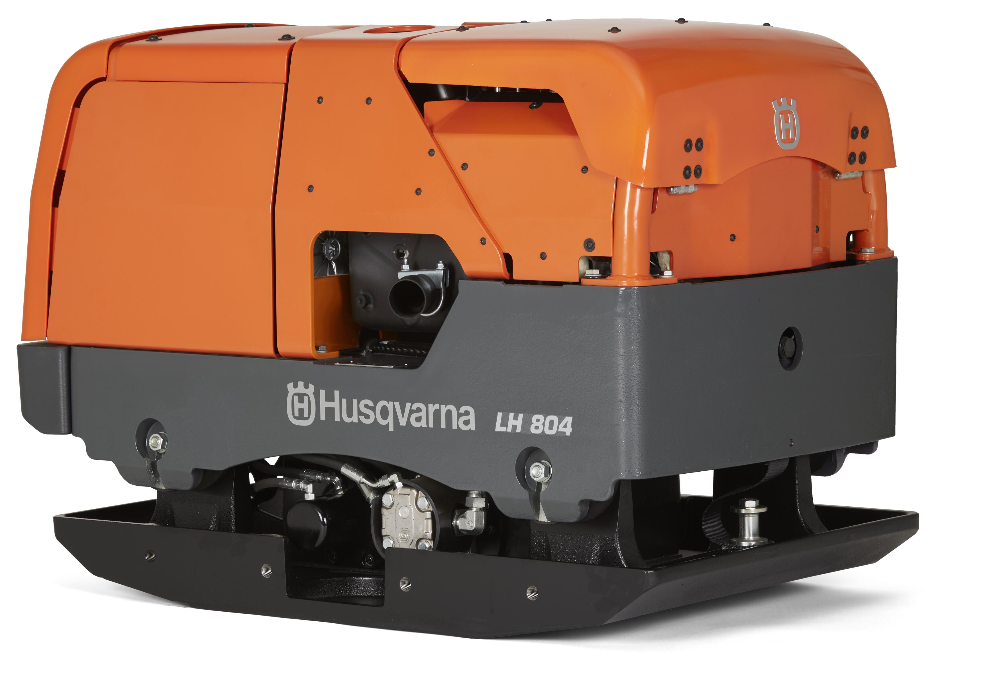 Husqvarna 967897301 LH804 Plancha vibratoria reversible Hatz Diesel 95 kN 660 mm con mando a distancia