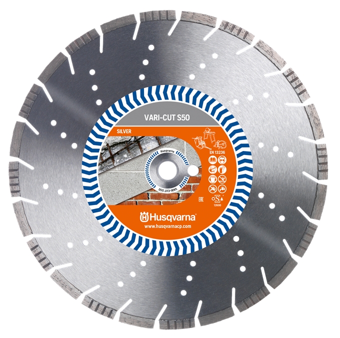 Husqvarna 586 59 55-03 Vari-Cut S50 Universal 400 x 25,4 mm en seco y en húmedo
