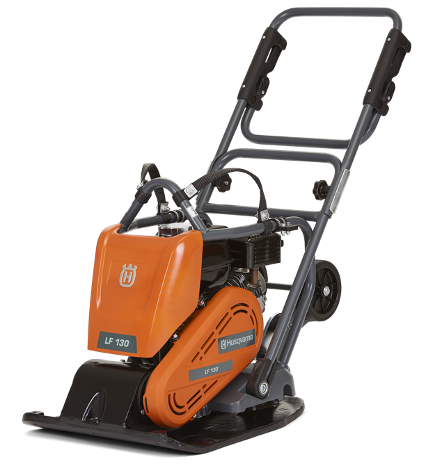 Husqvarna 967 89 66-01 LF130LT Placa vibratoria Honda GX160 20 kN incl. juego de ruedas