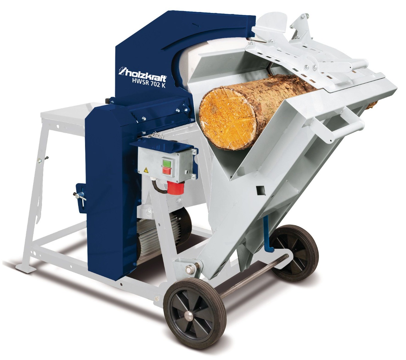 Holzkraft 715966772 HWSR702K Sierra basculante para leña 700 mm 400V