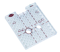 Lamello 6160000 Placa con agujeros de posicionamiento para la plantilla de perforación RASTO
