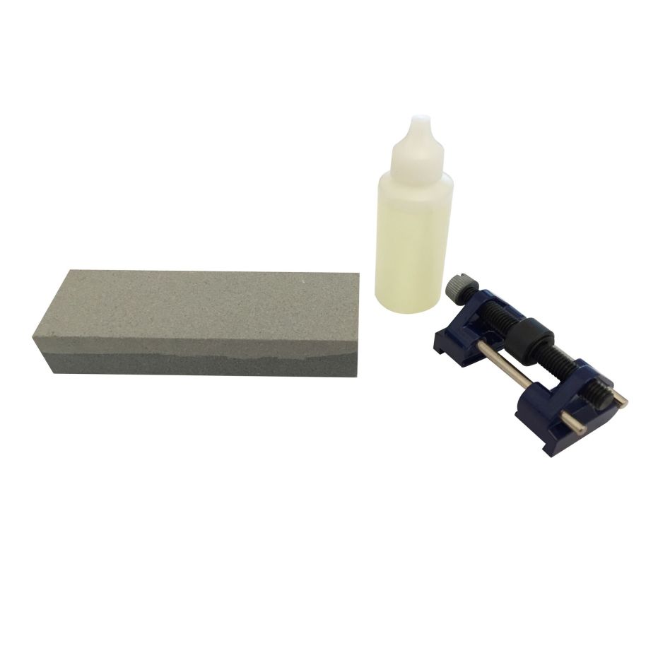 Irwin 10507932 Juego de afilado de 3 piezas con piedra, guía y aceite