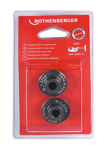 Rothenberger Accesorios 070089D Disco de corte para SUPER 2 ", acero inoxidable, 2 piezas