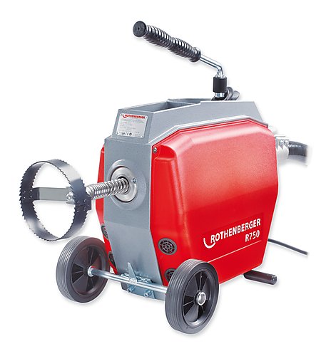 Rothenberger 72689 R 750 Máquina de limpieza, incluida la manguera guía
