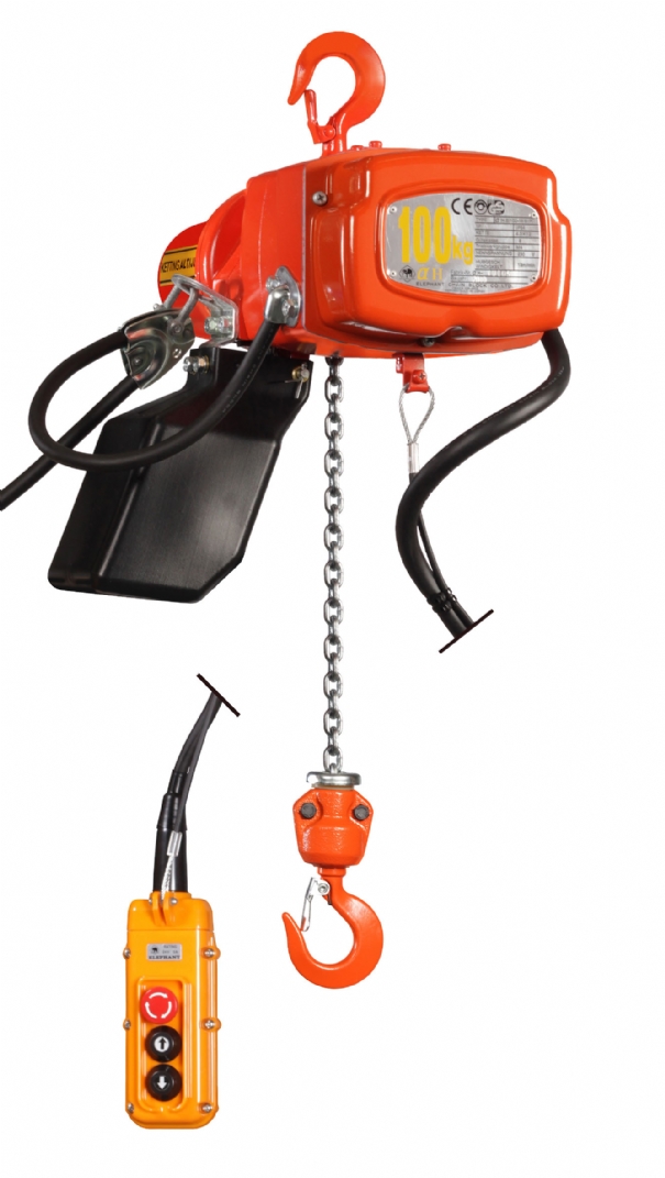 Rema 0514001-4 ALC015/150/4M Polipasto eléctrico de cadena Elephant Alpha 400 V 1 velocidad 4,0 mtr 150 kg 514001