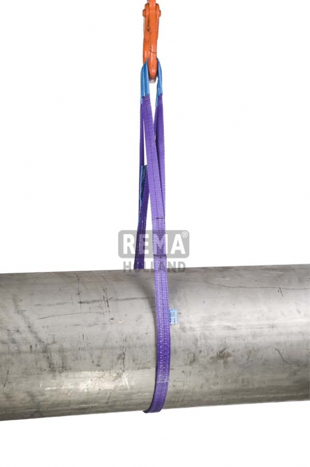 Rema 1211031 S1-PE-1M Eslingas de poliéster con lazos reforzados 1 mtr. 1000 kg