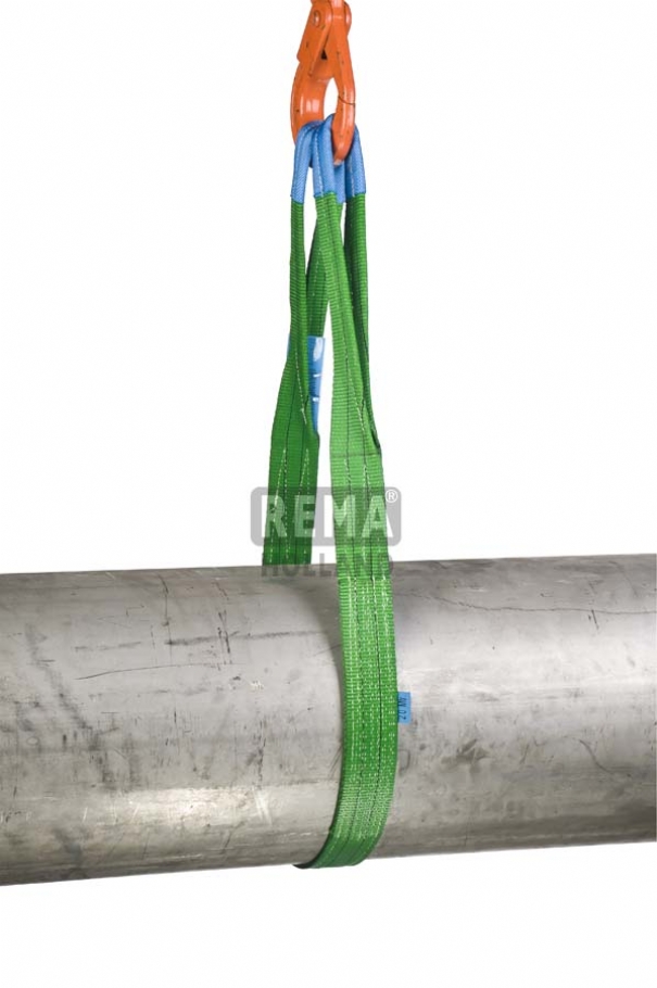 Rema 1211061 S1-PE-1M Eslingas de poliéster con lazos reforzados 1 mtr. 2000 kg