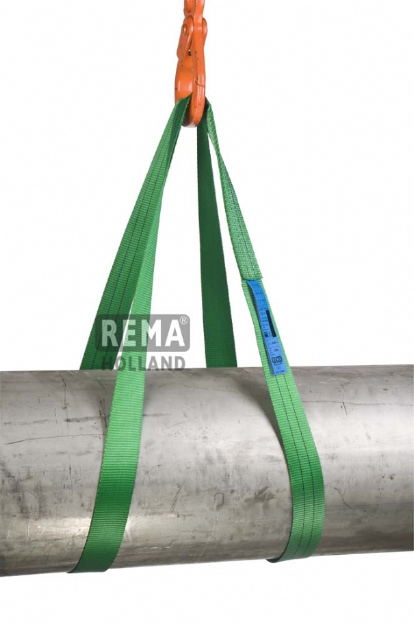 Rema 1212073 S2-PE-3M eslinga de cinta plana sin fin de poliéster 3,0 mtr 2000 kg