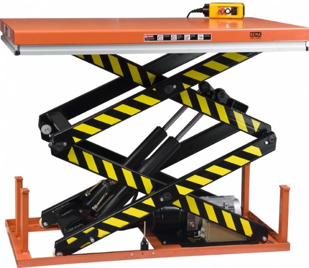 Rema 3459035 Mesa elevadora estacionaria de doble carga HSD-4.0 4000 kg
