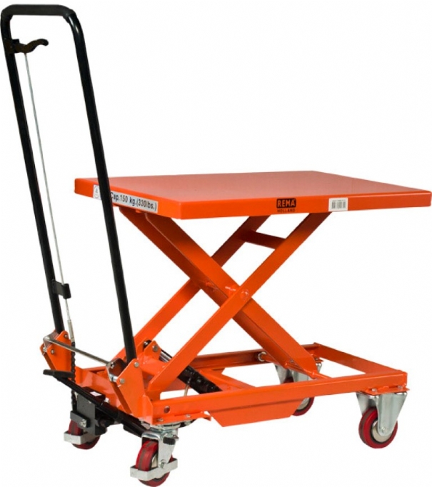Rema 3460015 Mesa elevadora móvil manual HT-15 700 x 450 mm 150 kg