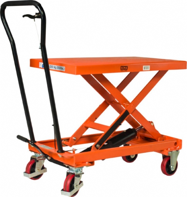 Rema 3460100 Mesa elevadora móvil manual HT-100 1010 x 520 mm 1000 kg