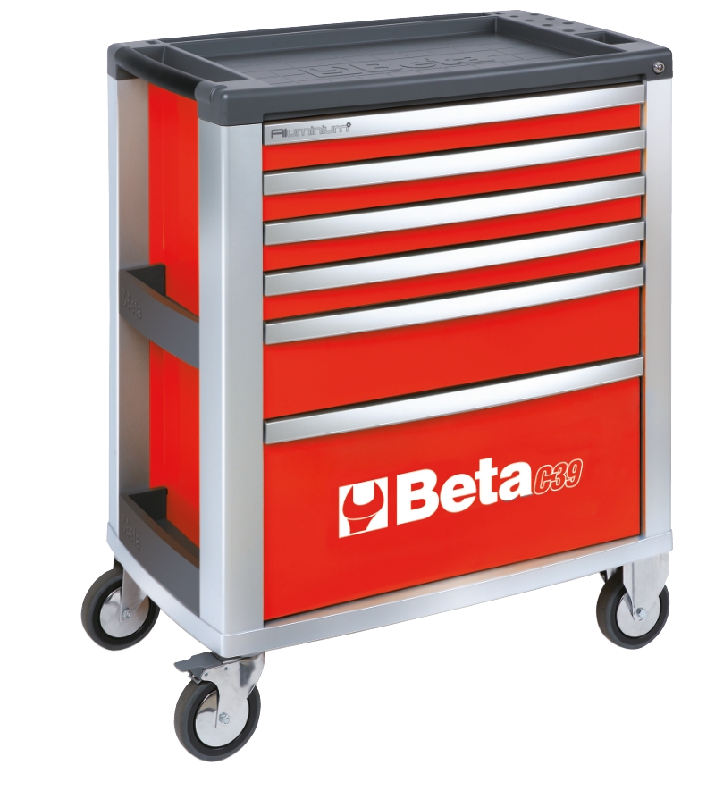 Beta 039000033 C39-6/R Carro de herramientas con seis cajones